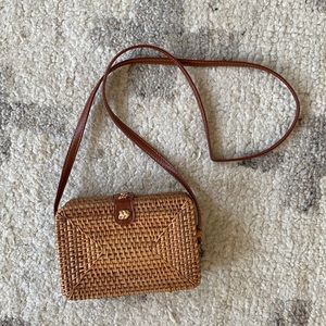 Rattan purse